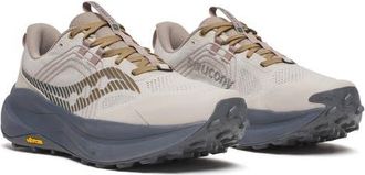 Saucony Xodus Ultra 4 Trail Running Shoe in Oat/Kodiak at Nordstrom, Size 8.5