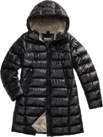 Blauer Adelaide Lange Donsjas - Dames - Gewatteerde jassen - Zwart - S - Nylon - Jassen