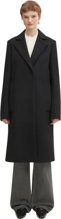 Sportmax ALA Jas - Dames - Mantel - Zwart - XS - Wol - Jassen