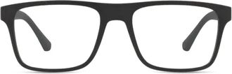Emporio Armani Occhiali rettangolari - Nero