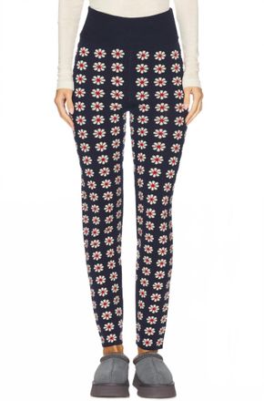 The Great Outdoors Merino Legging In Frosted Daisy