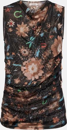 Dorothee Schumacher Sheer Flowers floral draped top