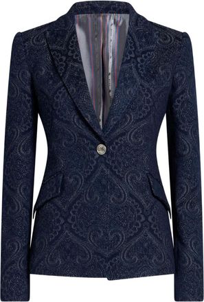 Etro Blazer con stampa paisley - Blu