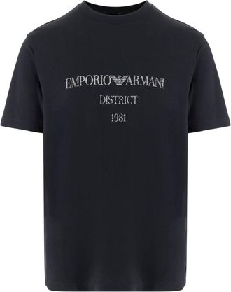 Emporio Armani Dark Navy Logo T-Shirt