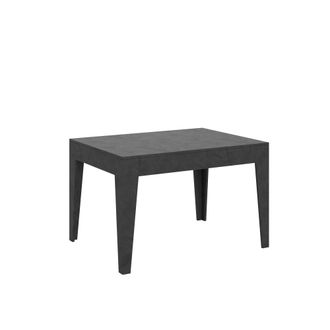 Itamoby Mesa extensible 90x120/180 cm efecto madera gris espatulado