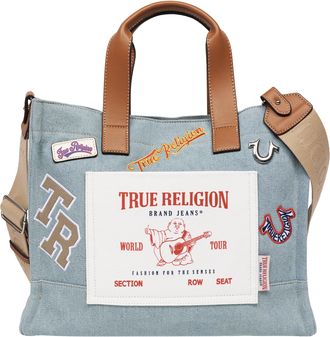 True Religion Andy Multi Patch Medium Tote