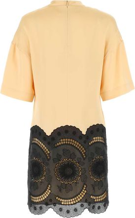 Stella McCartney Stella McCartney Womens Skin Pink Satin Dress - Cream - Size EU 36 (Womens)