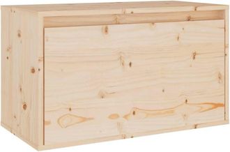 vidaXL Wall Cabinet 60x30x35 cm Solid Pinewood vidaXL