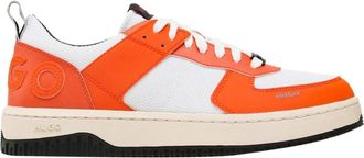 HUGO BOSS Hugo Low-Top Sneaker - Kilian Tennis Low-top Sneakers - Gr. 43 (EU) - in Orange - für Damen