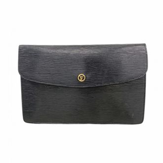Louis Vuitton Noir Clutch Bag (Pre-Owned)