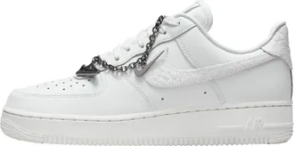 Nike (WMNS) Nike Air Force 1 07 Low Summit White White Metallic Silver IM6485-121