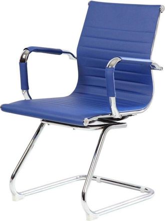 Dmora Dmora - Silla De Oficina Dfusett, Silla De Oficina Para Sala De Espera Con Reposabrazos, Silla Ergon&oacute;mica Para Sala De Espera, 62x54h89 Cm, Blanco