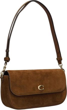 Coach Tassen, Dames, Bruin, ONE Size, Wol, Lola Schoudertas voor herfst/winter