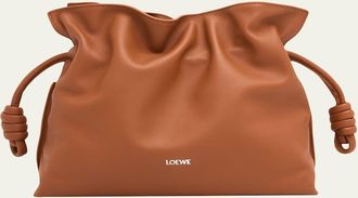 Loewe Flamenco Medium Clutch Bag in Nappa Leather