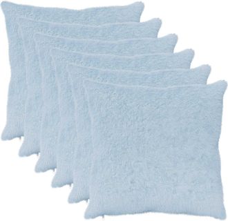 vidaXL Funda De Almohada 6 Uds. Heerlen Azul Claro 65 X 65 Cm Vidaxl