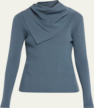 Zimmermann Valiant Merino Scarf Sweater