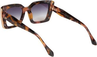 Ana Hickmann Womens Sunglasses Honey Tortoiseshell Acetate