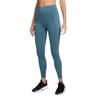 Nike Universa Leggings Womens Smokey Blue 7/8 Skinny Leg Active DSGL300