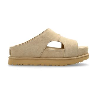 UGG Goldenstar HI Platform Slides - female - UGG - Sliders - Beige - 7 UK - Shoes