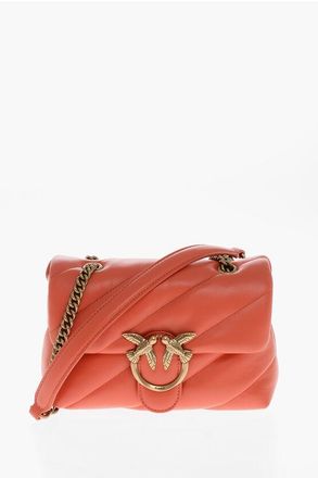 Pinko Quilted Leather LOVE Bag with Logo size Unica