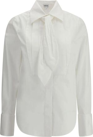 Loewe pleated-front shirt - White