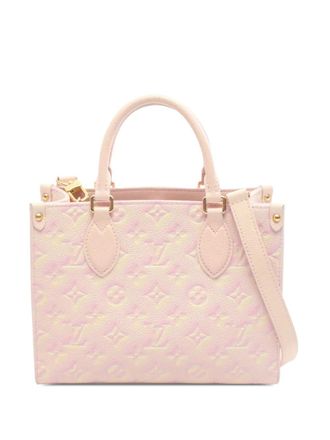Louis Vuitton 2021-2025 Monogram Empreinte Summer Stardust OnTheGo PM satchel - women - Leather - One Size - Pink