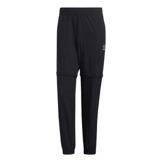 adidas Mens adidas neo SW 2N1 TP Woven Bundle Feet Detachable Sports Pants/Trousers/Joggers Black HC9734