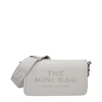 Marc Jacobs Umh&auml;ngetasche The Mini Bag Damen Leder Wei&szlig;/Baumwolle