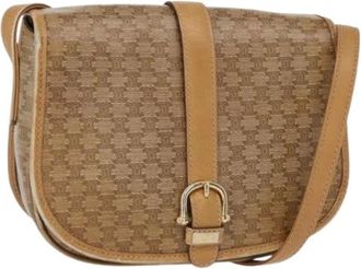 Celine Pre-owned Cross Body Bags, female, Beige, Size: ONE SIZE Pre-owned Plastic Cross Body Bag
