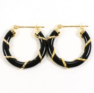 C&A Unbranded (18K) Hoop Earrings (Pre-Owned)