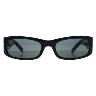 Saint Laurent Rechthoek Dames Glimmend Zwart Grijs SL M152