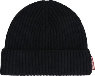 Dsquared2 Ribbed Knit Set - Heren - Hoeden - Zwart - ONE Size - Wol - Accessoires