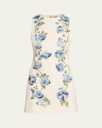 Alice & Olivia Clyde Embellished Shift Dress