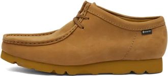 Clarks Wallabee GTX Schoenen - Heren - Veterschoenen - Beige - 40 EU - Leer - Schoenen