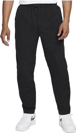 Nike Mens Nike Sportswear Tech Essentials Pants Black Drawstring Waist KFC346