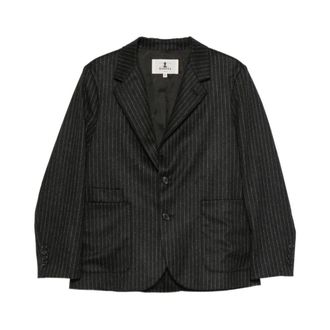 Barena Chaqueta Miriam a rayas - Jackets - Mujer - Gris - L