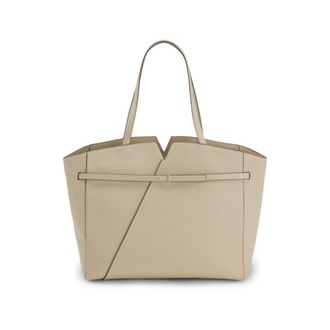 BOSS REVERS tote bag in leather with belt detail