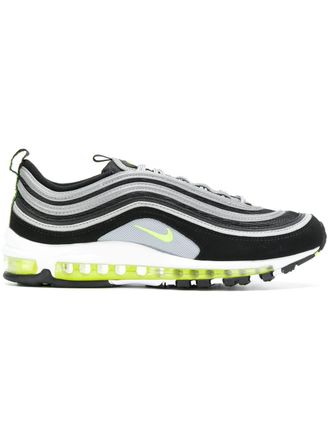 Nike Air Max 97 Black/Volt sneakers - unisex - Calf Leather - 13