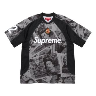 SUPREME FW25 Pounds Soccer Jersey Black FW25KN83-BLACK