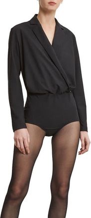 ottod'Ame Body With Criss-Cross Neckline in Black at Nordstrom, Size 40 It