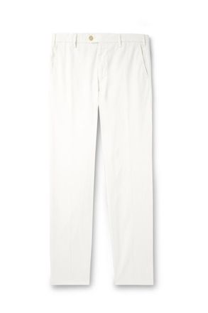 Canali Slim-Fit Straight-Leg Garment-Dyed Stretch Lyocell and Cotton-Blend Twill Chinos