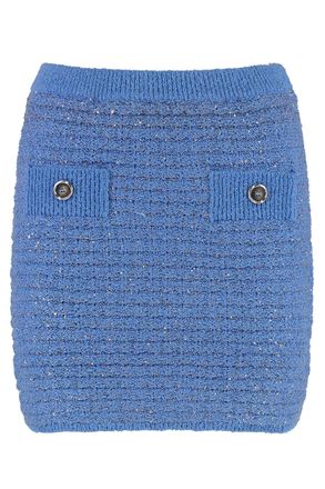 Pinko Miletto Knitted Mini Skirt