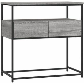 vidaXL Console Table Grey Sonoma 75x40x75 cm Engineered Wood vidaXL