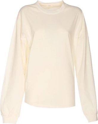 Haikure T-Shirt Ellys - Dames - Longsleeves - Beige - S - Katoen - Tops