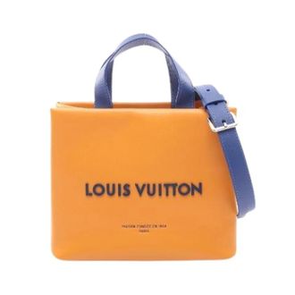 Louis Vuitton Pre-owned Shopper Tote Mini Leren Tote Tas - Heren - Pre-owned - Oranje - Maat: ONE Size Leer