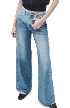 Rag & Bone rb Miramar Sofie High Waist Cotton Terry Sweatpant Jeans in Antonia at Nordstrom, Size 29