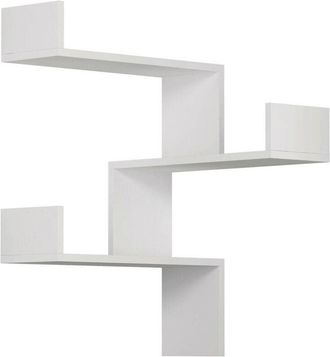 Dmora Estanter&iacute;a Dpiacezz, Estante, Estante De Pared, Estanter&iacute;as Multiusos, 60x60h90 Cm, Blanco - Dmora