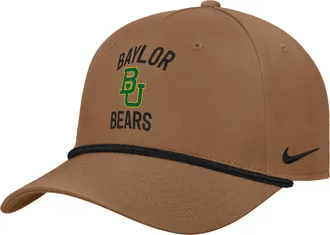 Nike Baylor 2026 Military Appreciation Rope Rise Nike Mens College Adjustable Hat in Brown | C16829C750BYLU-ALB