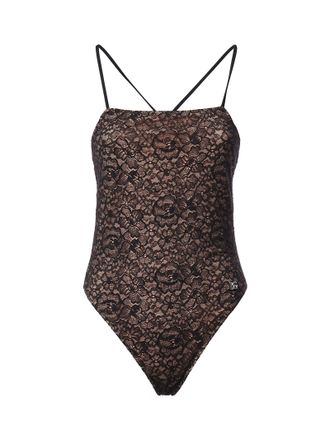 Dolce & Gabbana Lace One-piece Swimsuit