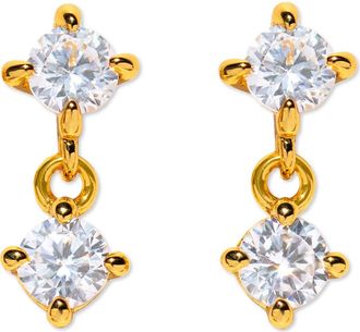 Girls Crew Crystal Dreams Stud Earrings in Gold at Nordstrom